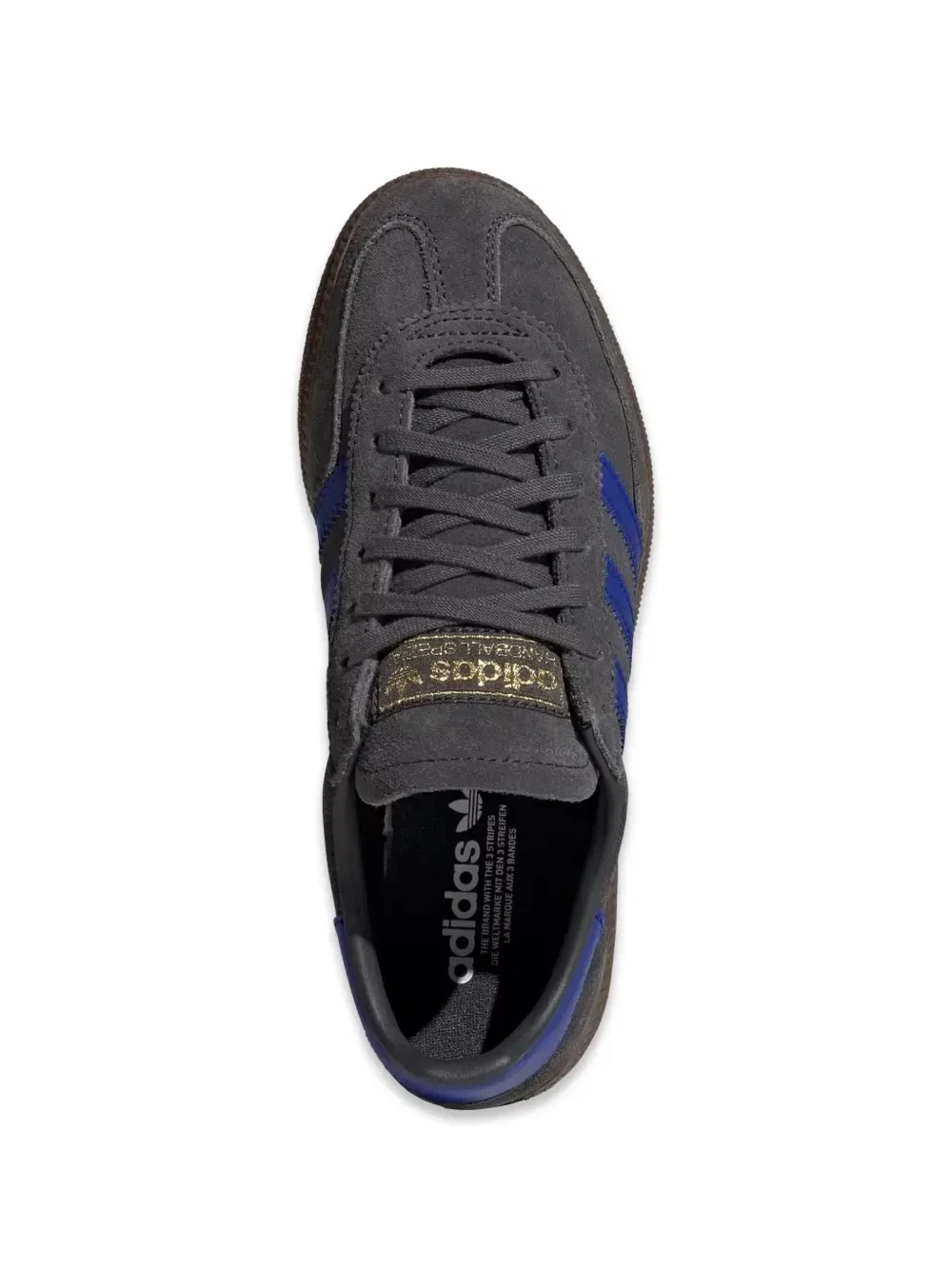 Кроссовки Handball Spezial 3-Stripes Adidas Kids, серый — фото 4