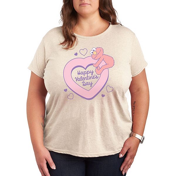 

Футболка с принтом Sesame Street ко Дню святого Валентина Licensed Character, Beige