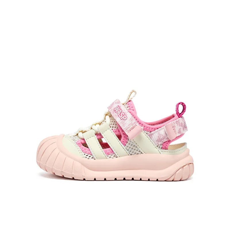 Детские сандалии из текстиля и искусственной кожи для детей 3-7 лет BIG WASP, Peach Pink