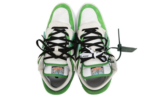 Кроссовки out of office low-top sneakers 'green white black' Off-White, зеленый — фото 3