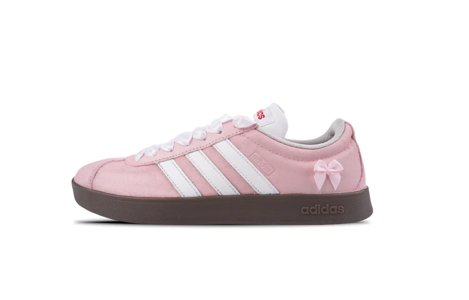 

Кроссовки adidas neo Vl Court Classic Skateboarding Shoes Unisex Low-top White/pink, розовый