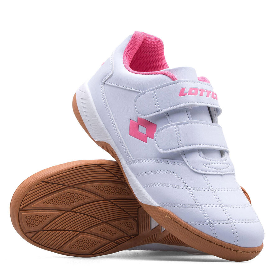 Низкие кроссовки Lotto Shoes PACER K для детей 2600110K, белые/розовые — фото 2