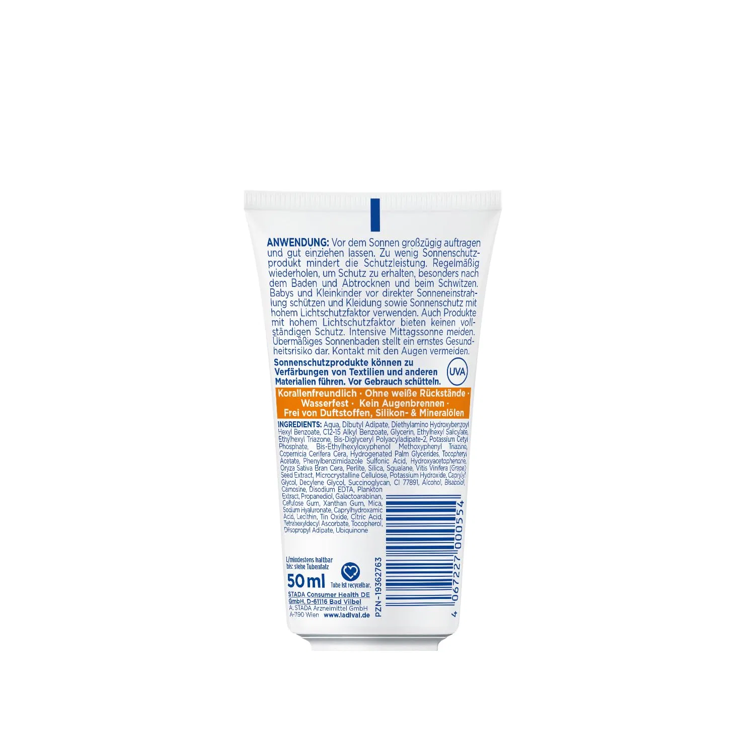 Солнцезащитный лосьон для лица SPF 50+ от Ladival, 50 мл ‎Ladival — фото 2