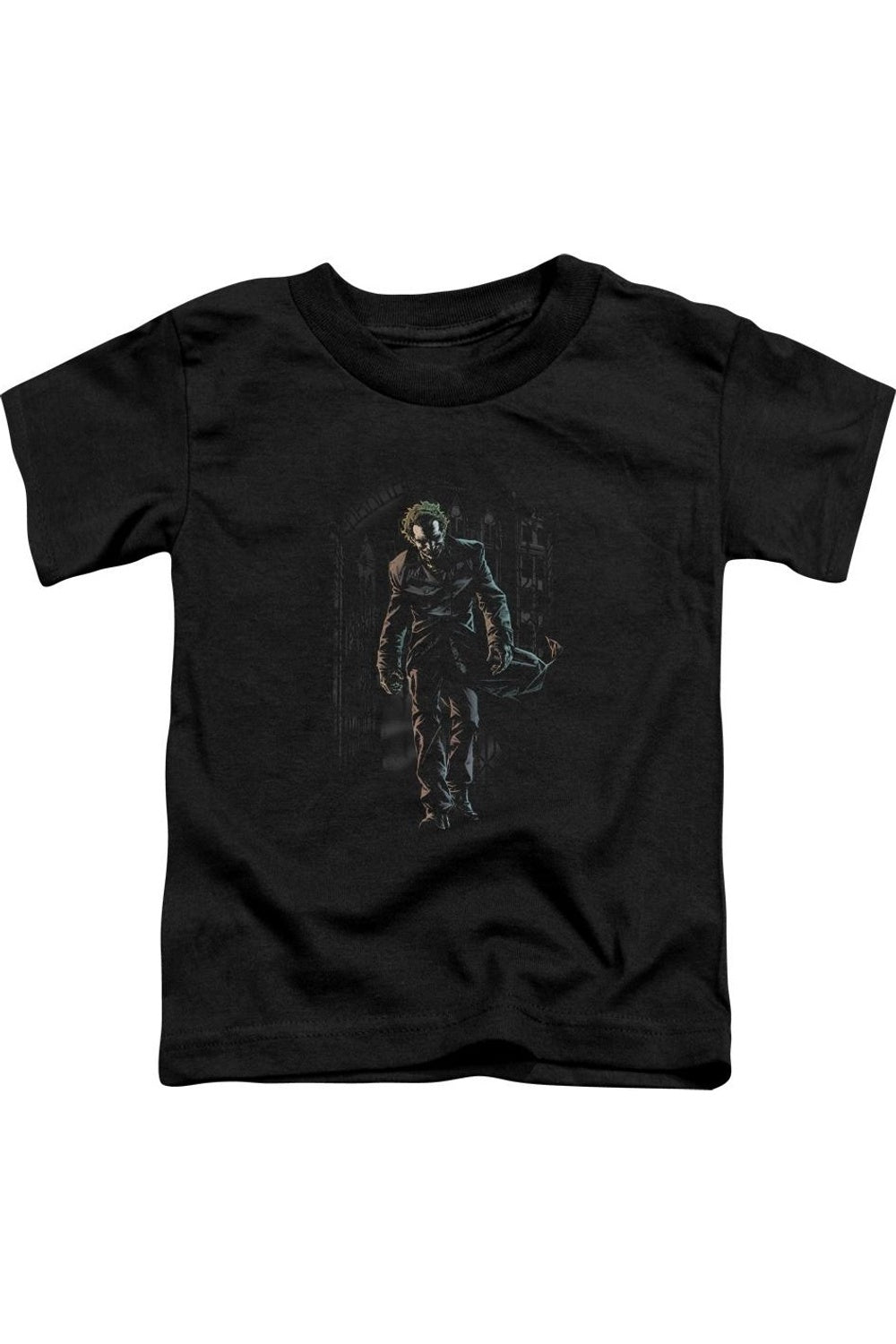 

Футболка с коротким рукавом для малышей "Бэтмен и Джокер: Побег из Аркхэма" Gildan, черный