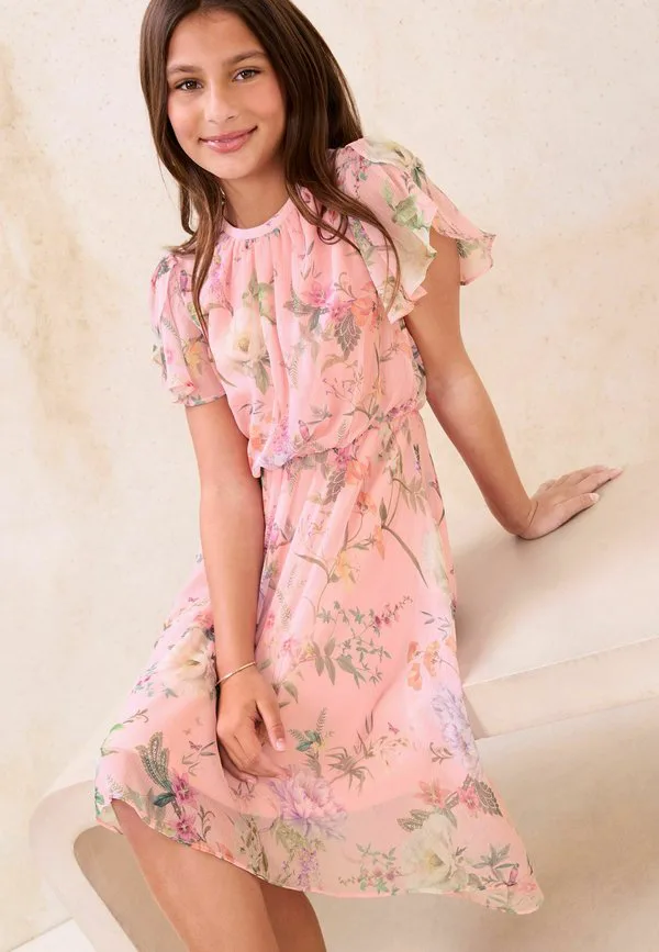 Повседневное платье стандартного кроя Lipsy, Pink Floral — фото 3