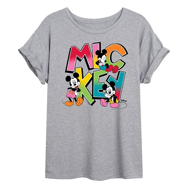 

Футболка Mickey Mouse оверсайз для подростков Disney, Heather Gray