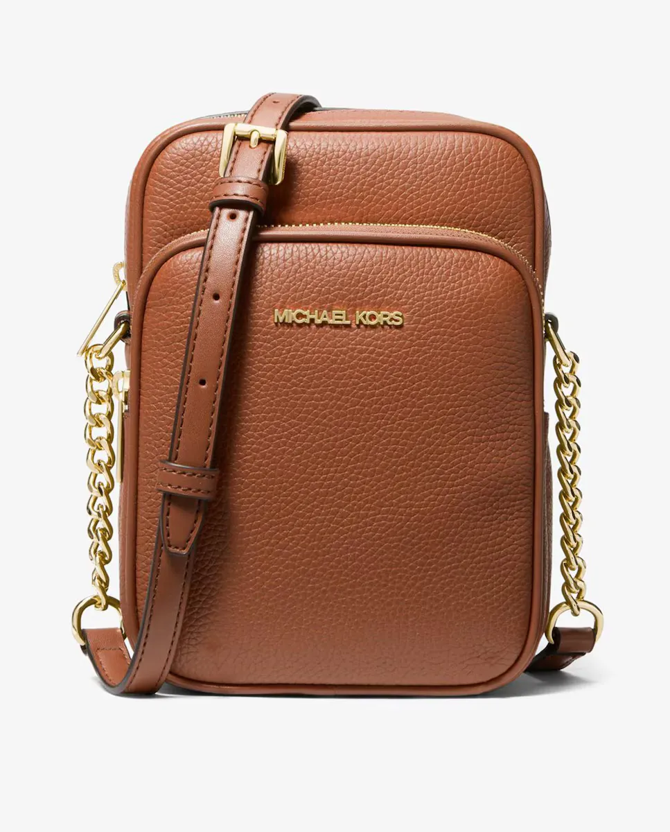 

Женская кожаная сумка через плечо Jet Set для путешествий Michael Michael Kors, коричневый