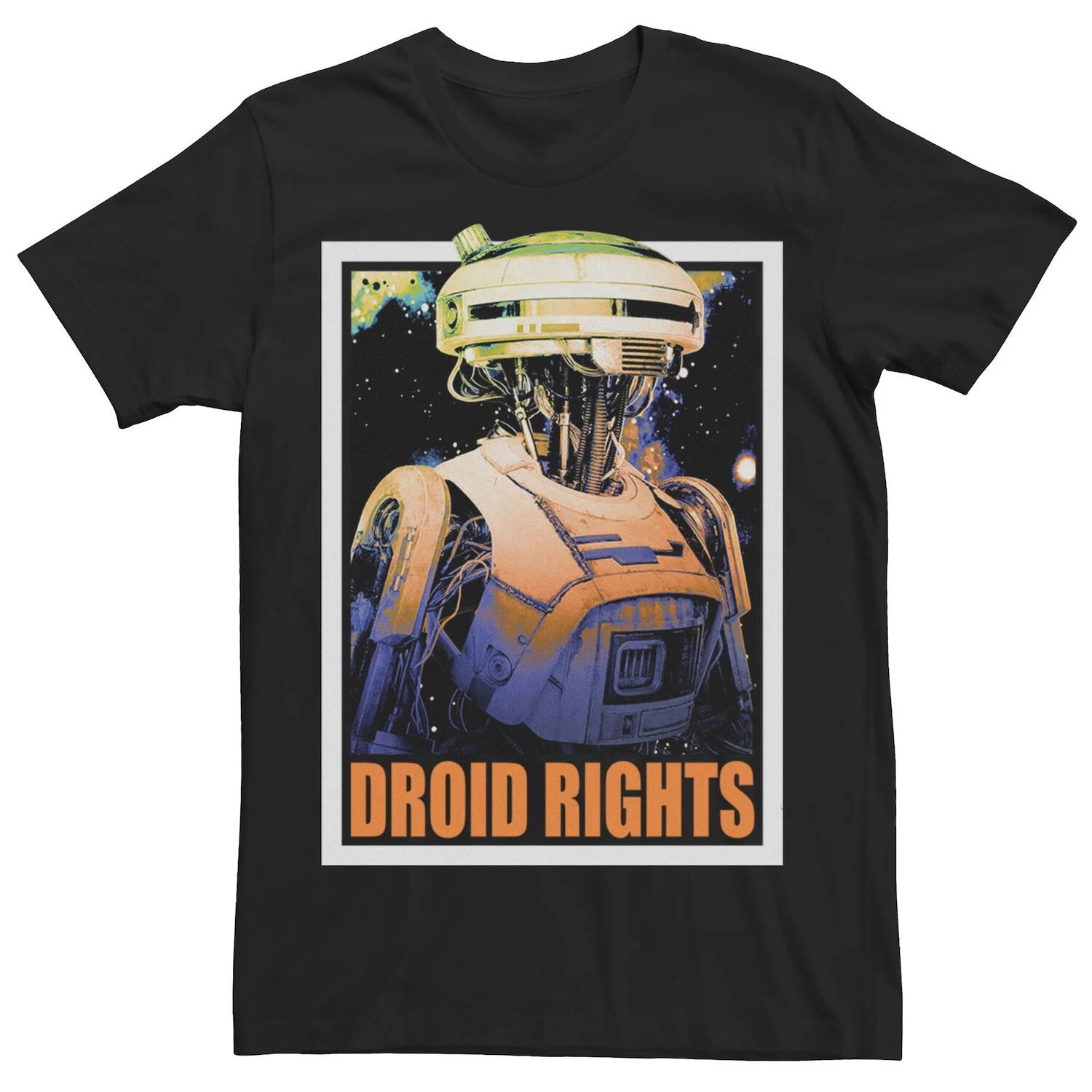 

Мужская футболка Han Solo Movie L3-37 Droid Rights Star Wars