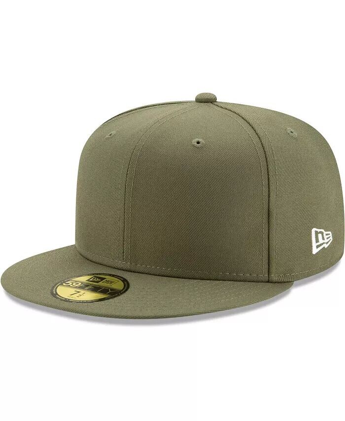 

Мужская зеленая приталенная шляпа Blank 59FIFTY New Era, зеленый