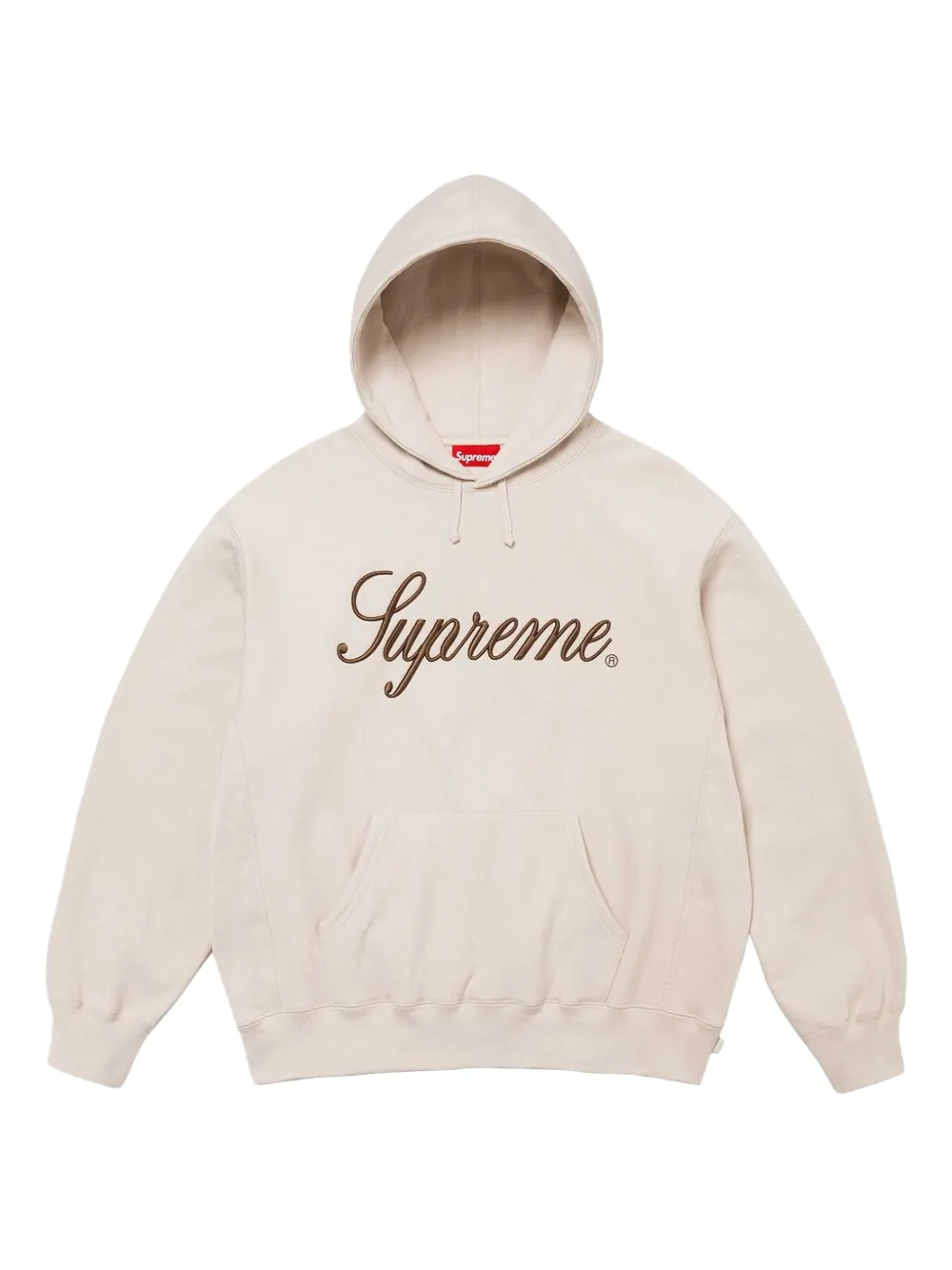 

Худи с вышитым логотипом Supreme, нейтральный