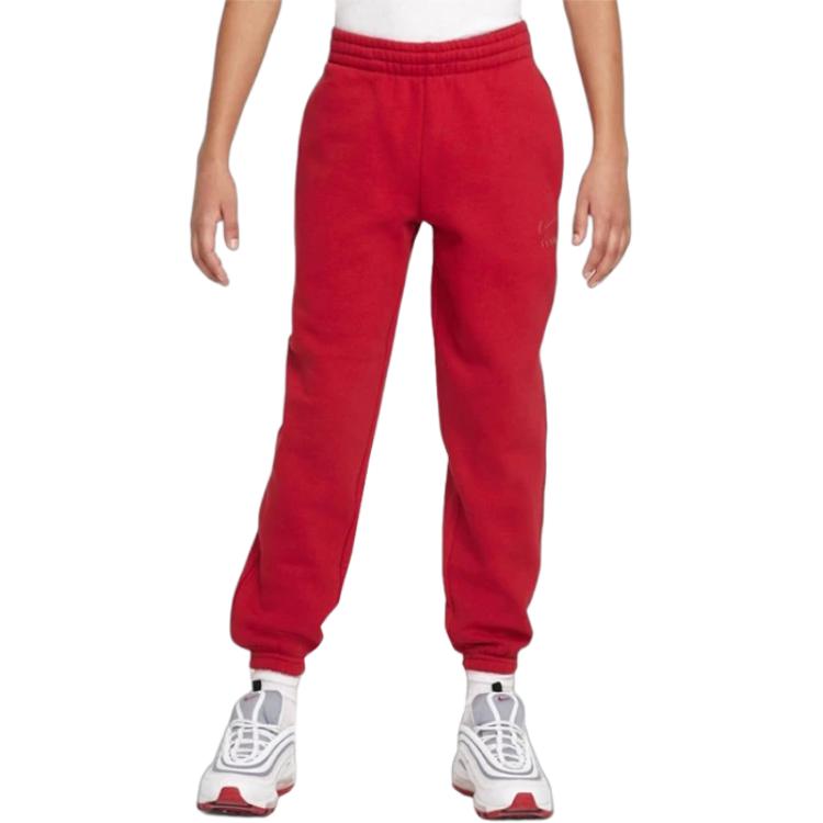 Nike Детские вязаные спортивные штаны Air Red для детей 3-7 лет — фото 3