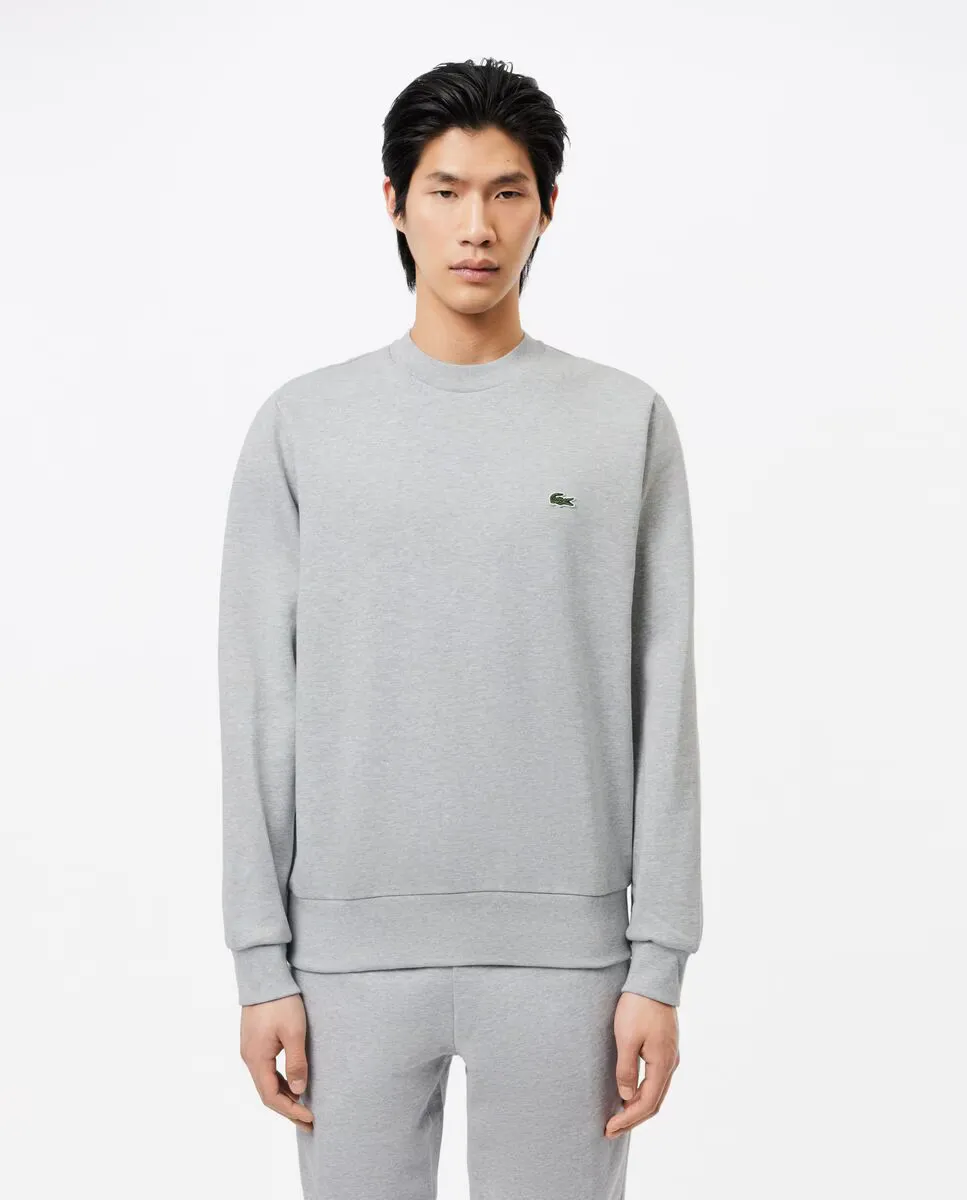 

Мужская толстовка из матового органического хлопка Lacoste, светло-серый