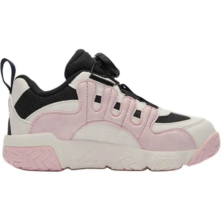 FILA KIDS Детские баскетбольные кроссовки низкие Pink White с технологией BOA, нескользящие и устойчивые к истиранию — фото 3
