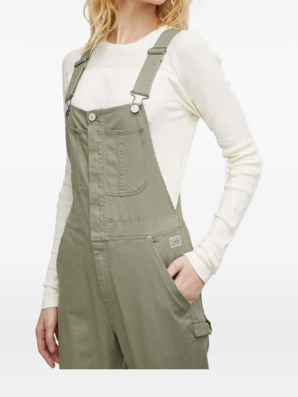 

Комбинезон с накладными карманами G-Star RAW, серый