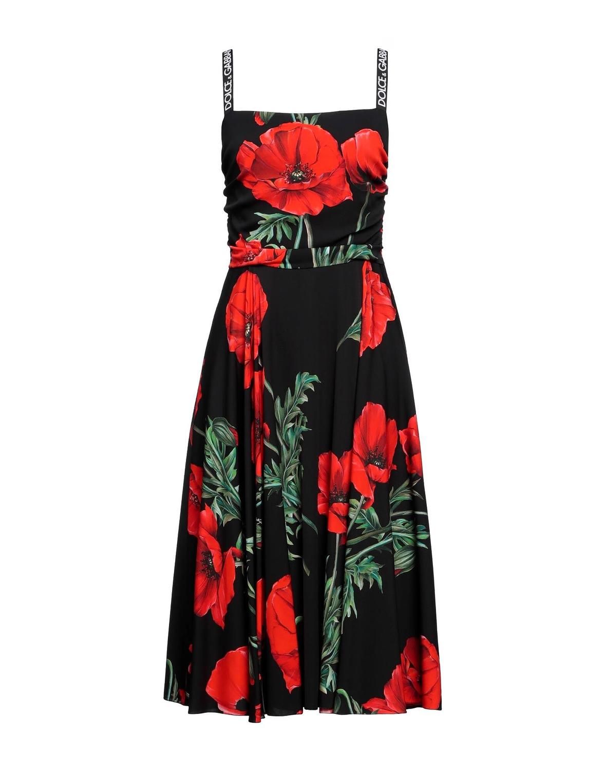 

Платье миди Dolce&Gabbana, черный