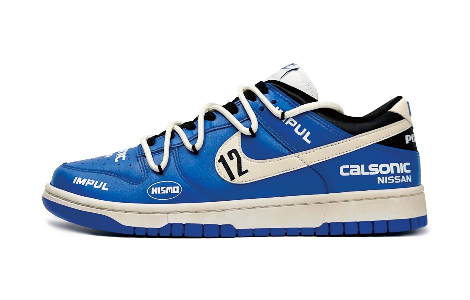 

Кроссовки Nike Dunk Skateboarding Shoes Men Low-top White, синий/белый