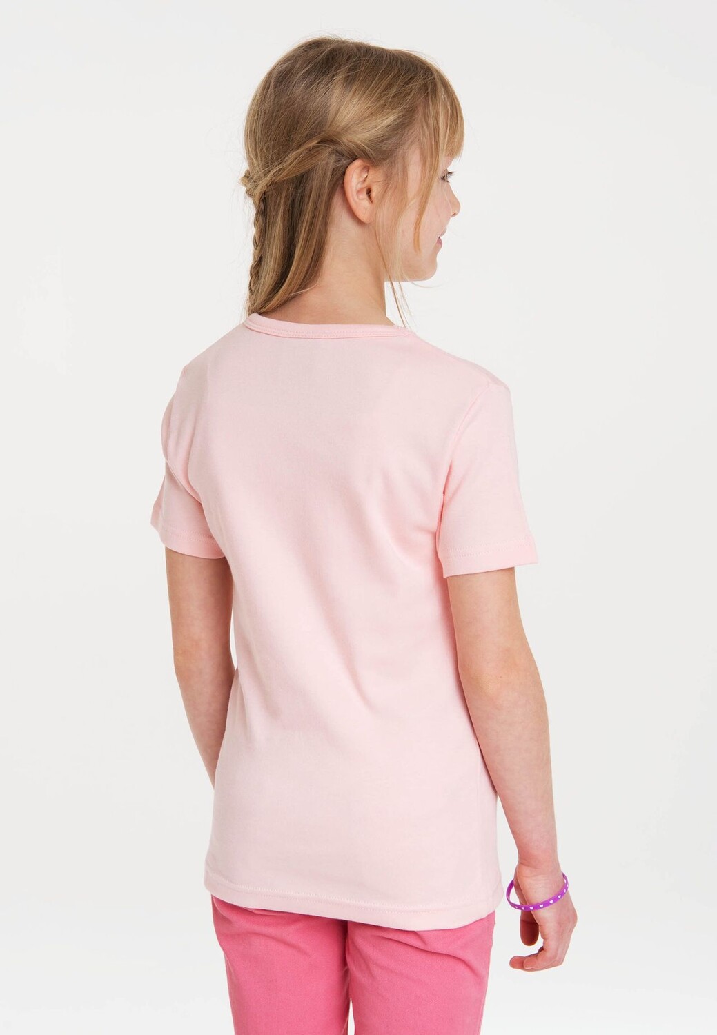 Футболка Детская Крот LOGOSHIRT, цвет Pastel Pink — фото 3