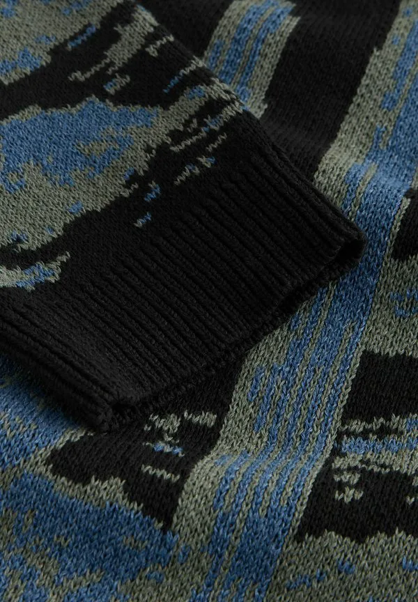 Кардиган свободного кроя с изображением кактуса Next, Navy Blue — фото 3