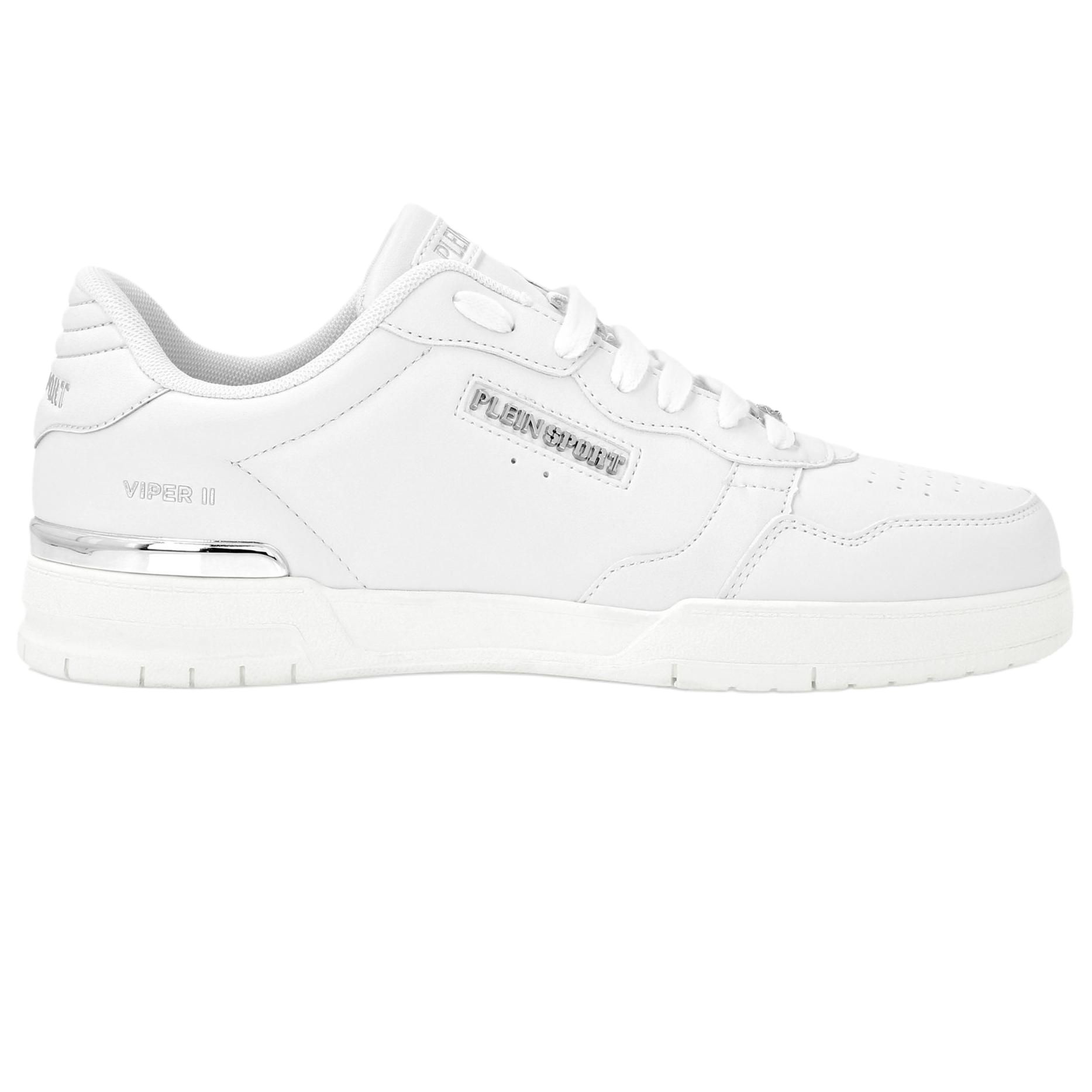 PLEIN SPORT Кроссовки TigerX Low top Casual Unisex White — фото 4