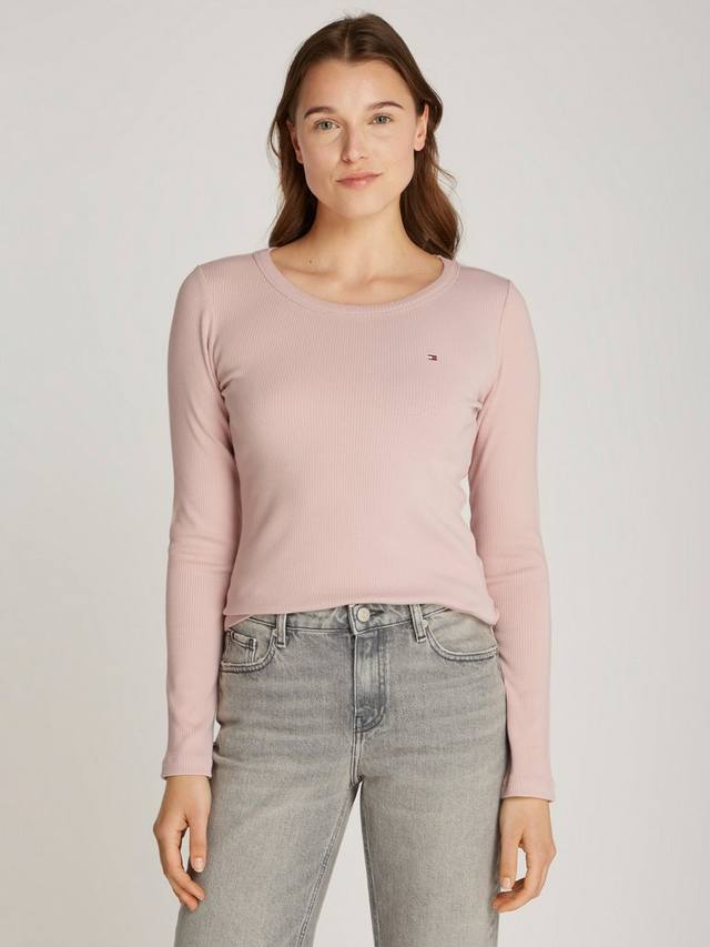

Топ с тонкой резинкой Tommy Hilfiger, Foggy Pink