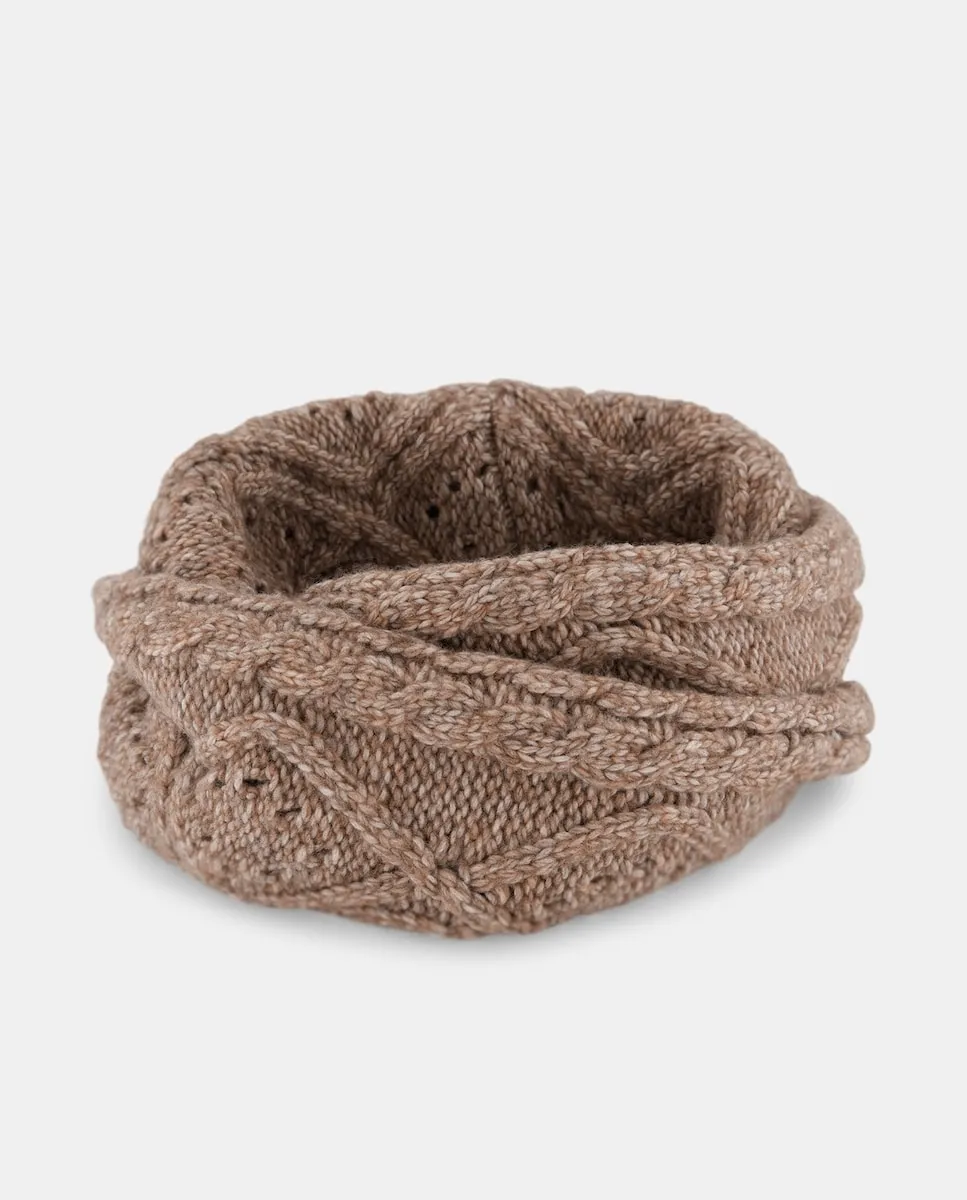 

Воротник с украшением из листьев Tintoretto, коричневый