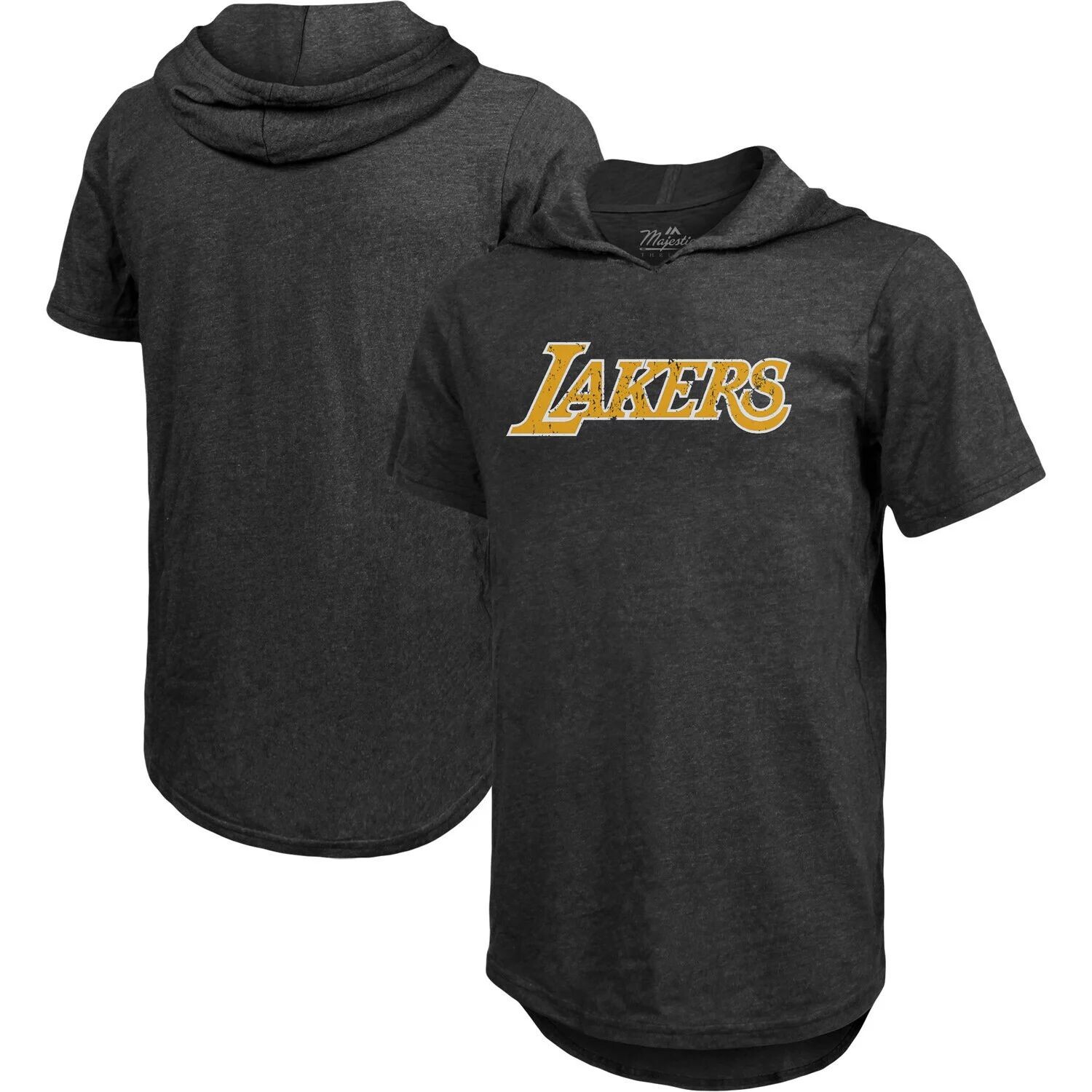 

Мужская черная футболка с капюшоном с надписью Majestic Threads Los Angeles Lakers Tri-Blend, Черный, Мужская черная футболка с капюшоном с надписью Majestic Threads Los Angeles Lakers Tri-Blend