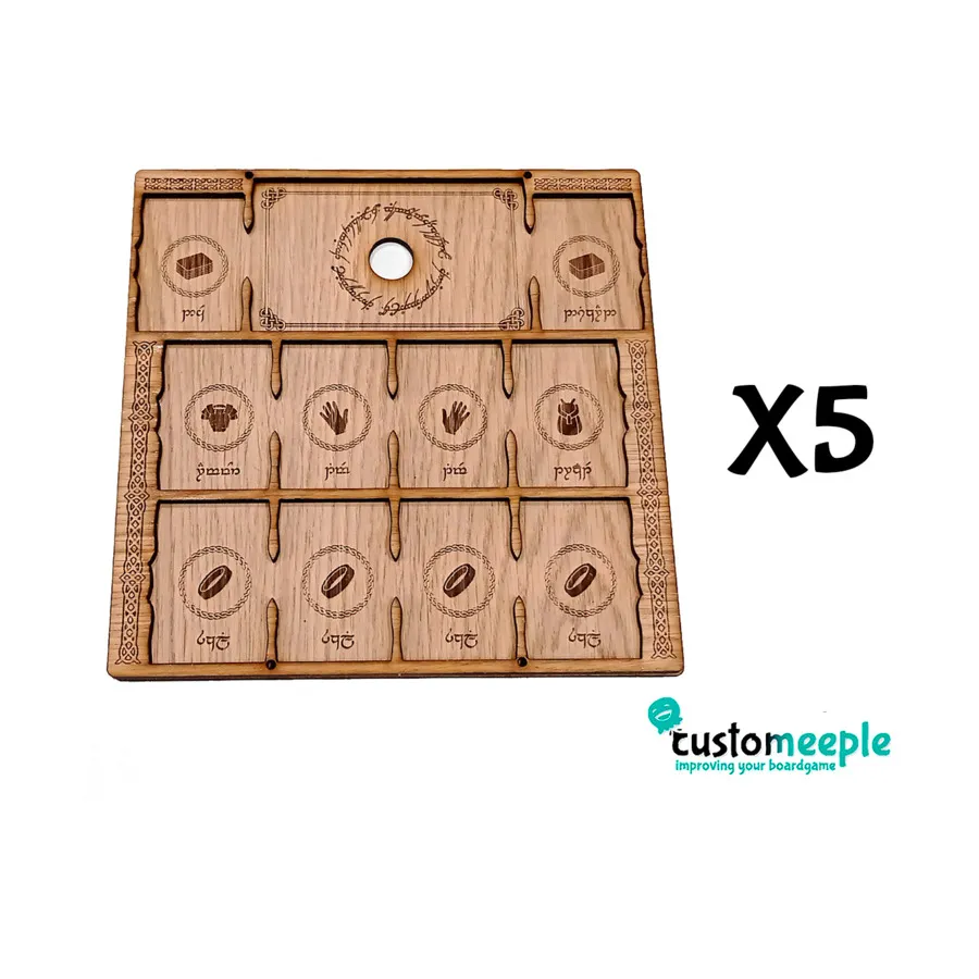 

Панель символов, совместимая со Средиземьем, Game Accessories (Customeeple)