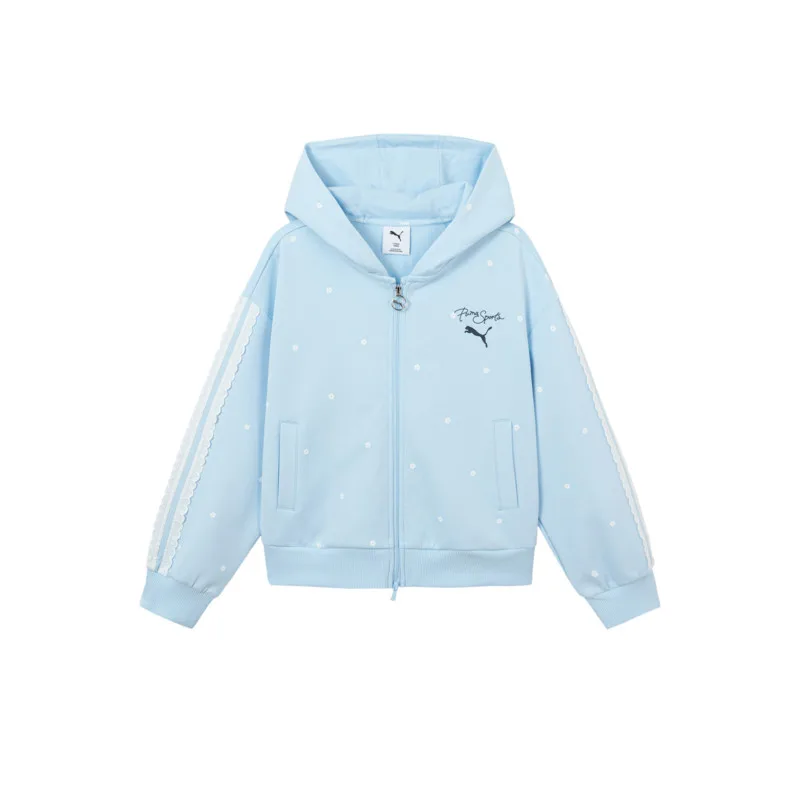 Детский худи PUMA, синий flower tone 00380