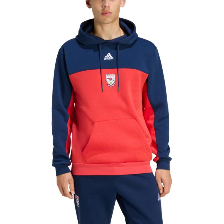 Толстовка Arsenal FW25 мужская Adidas, красный/синий — фото 3