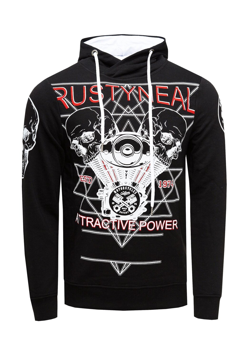 

Толстовка Rusty Neal Sweater с рок-принтом RUSTY NEAL, черный