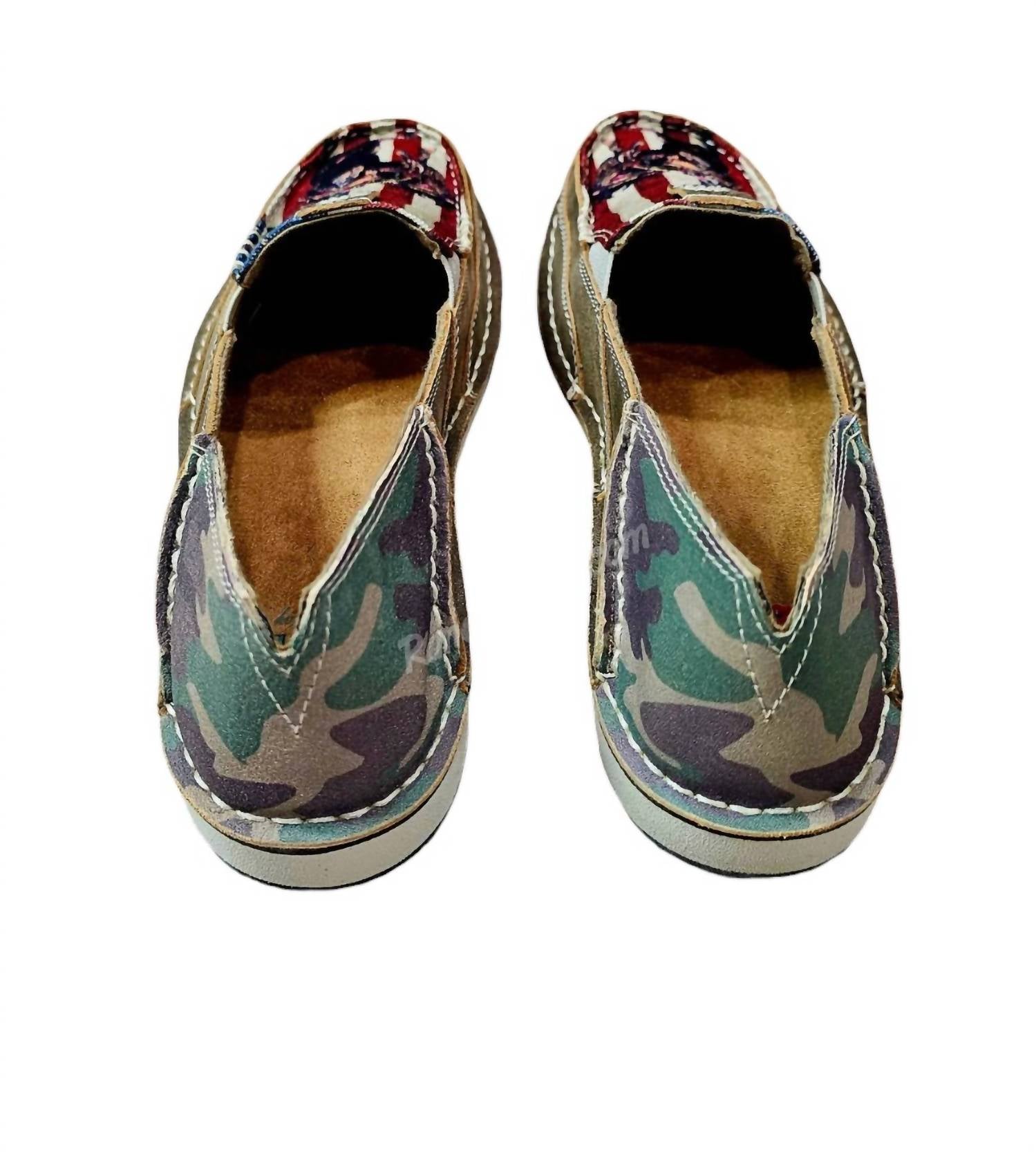 Женские туфли Cruiser American Cowboy Slip On в коричневом цвете ARIAT — фото 3