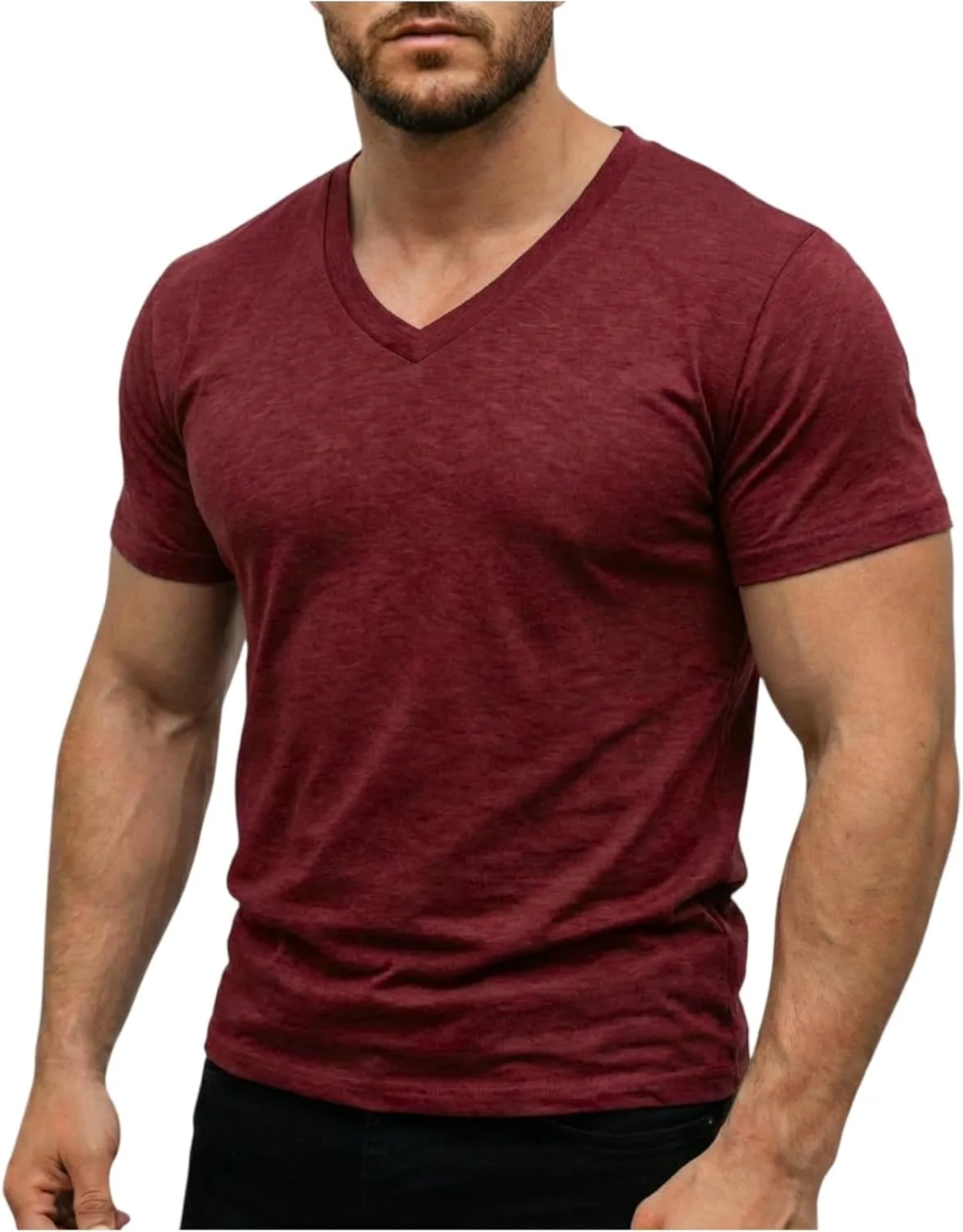 

Футболка для мужчин Vintage Tee Loose Fit с коротким рукавом DJFODJ