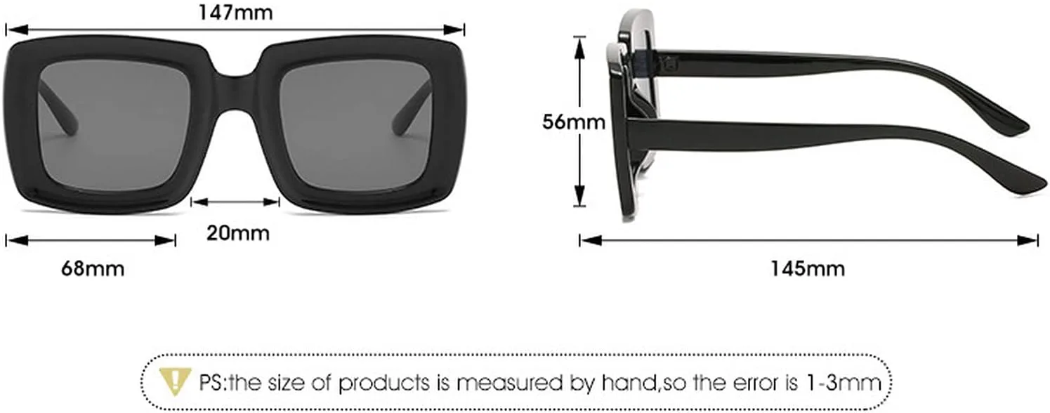 

Солнцезащитные очки COTIA большого размера для женщин, большие солнцезащитные очки для мужчин, квадратная оправа, цветные, винтажные, большие, в стиле ретро, Tea