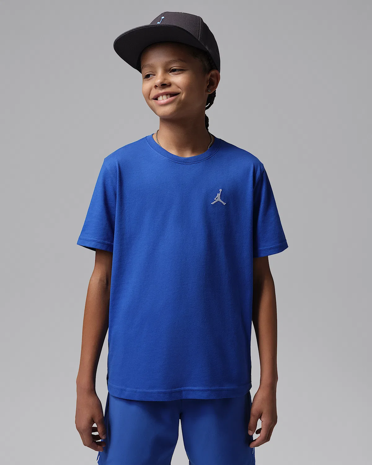 Детская футболка Jumpman Air с вышивкой Jordan, Game Royal