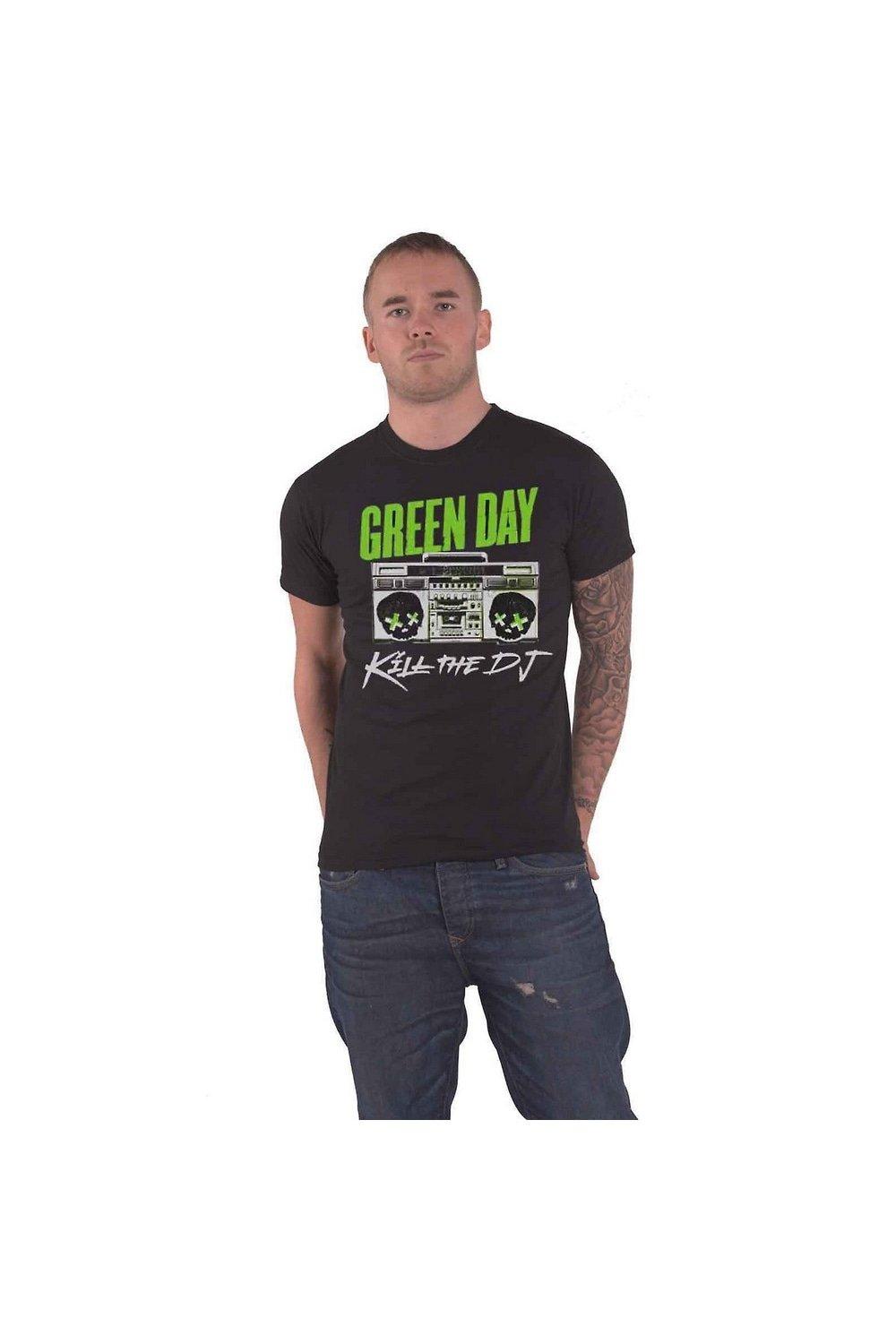 

Футболка «Убей диджея» Green Day, черный