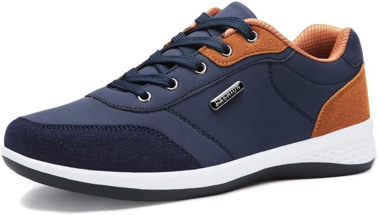 

Мужские повседневные кроссовки, модные сникерсы, дышащие, удобные, нескользящие, низкие, для ходьбы, размеры 7-12 Hhhchpm, темно-синий