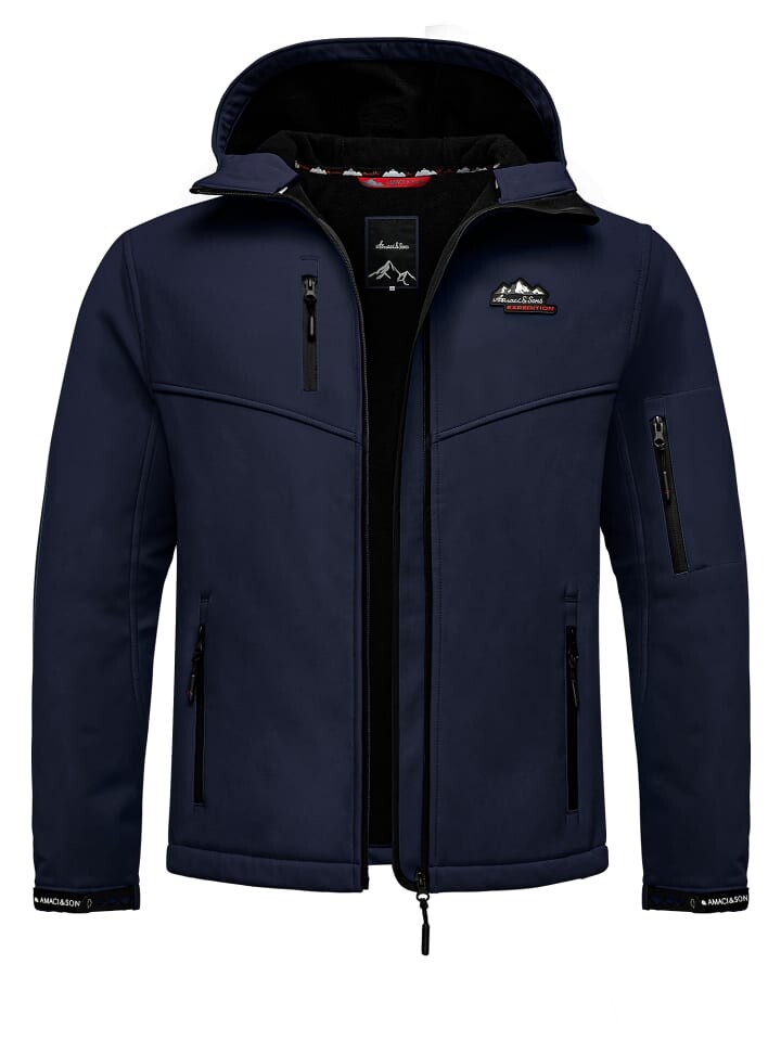 

Куртка софтшелл Amaci&Sons Softshelljacke Greeley, цвет Navyblau