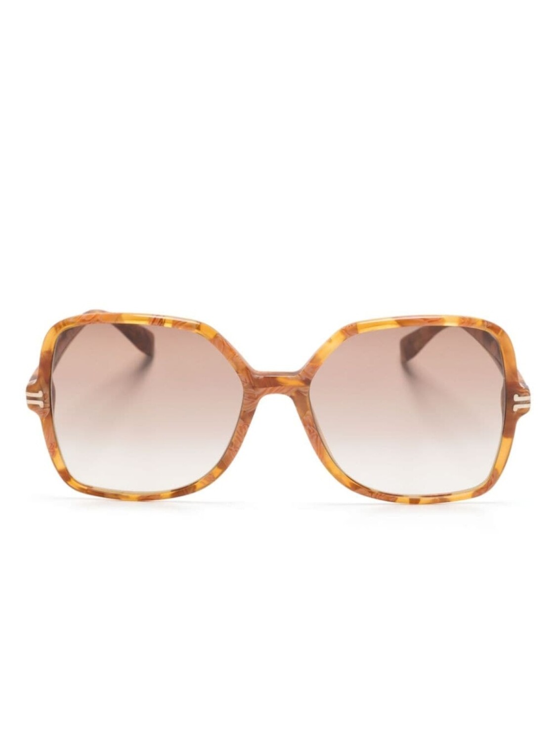

Marc Jacobs Eyewear солнцезащитные очки в массивной оправе, коричневый