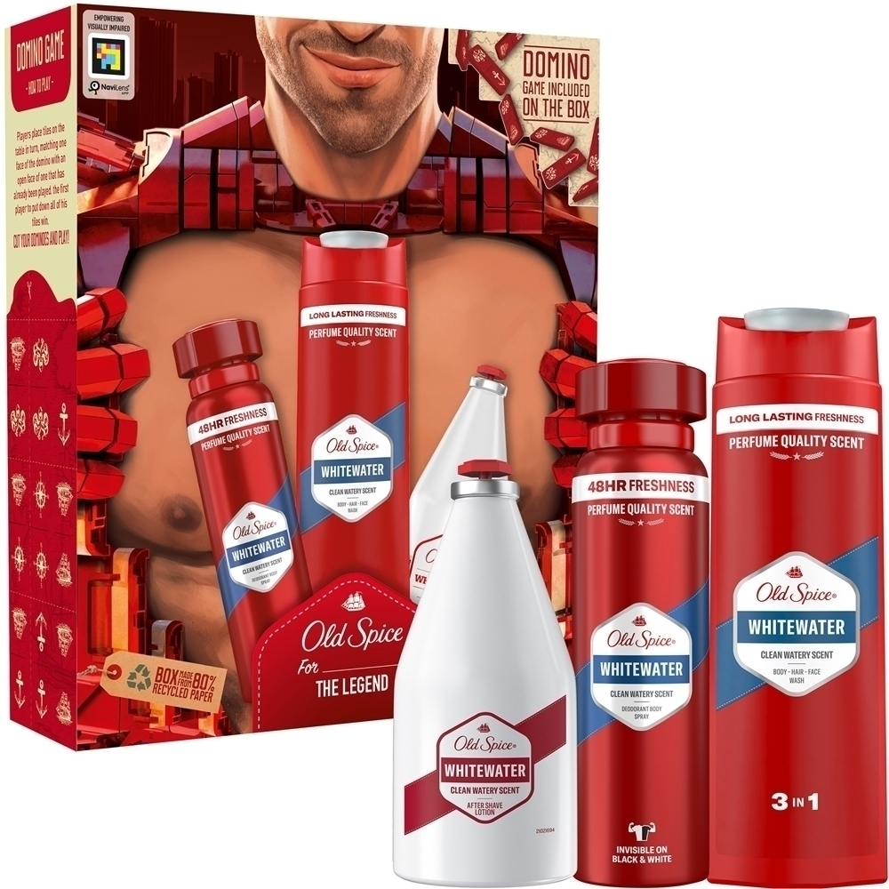 

Подарочный набор Whitewater Ironman для тела и лица Old Spice