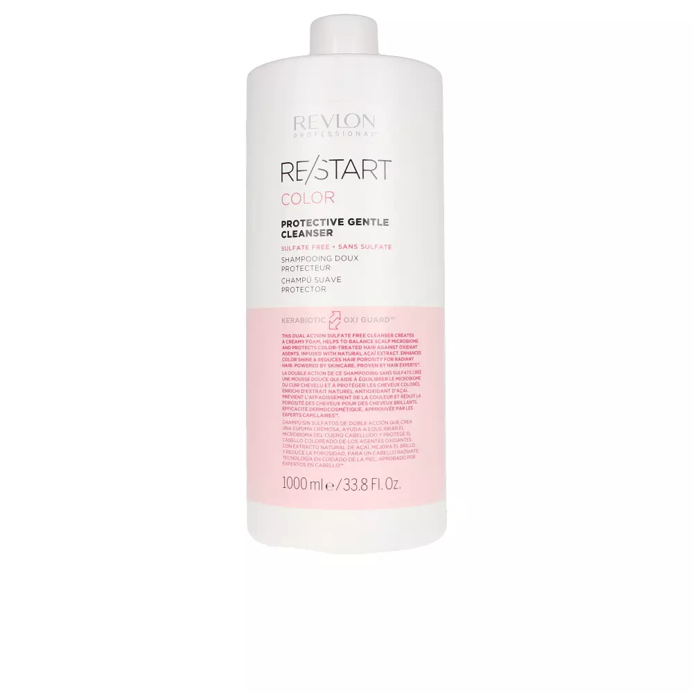 

Шампунь re-start color protective gentle cleanser Revlon, 1000 мл.