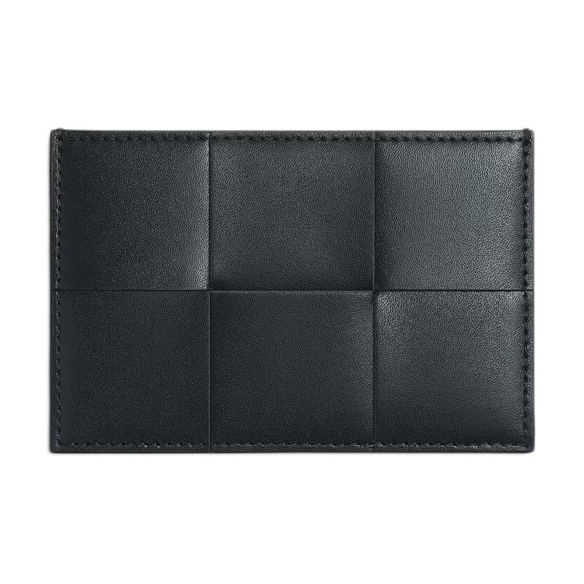 

Bottega Veneta Кожаный картхолдер мужской шиферный древесный