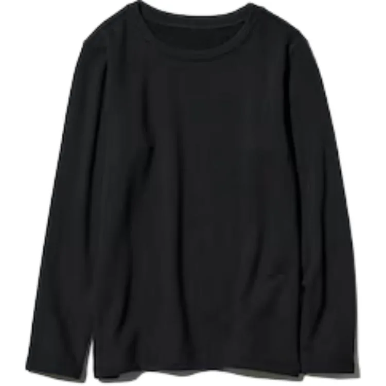 Футболка для детей с круглым вырезом UNIQLO, черный — фото 2