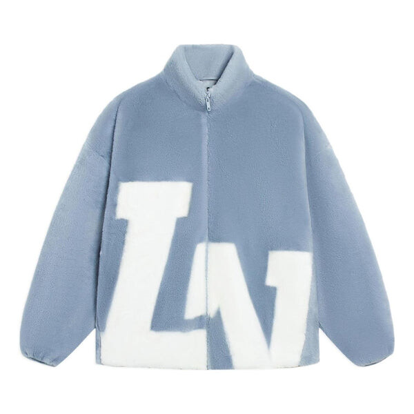 

Куртка с большим логотипом флисовая куртка Li-Ning, голубой