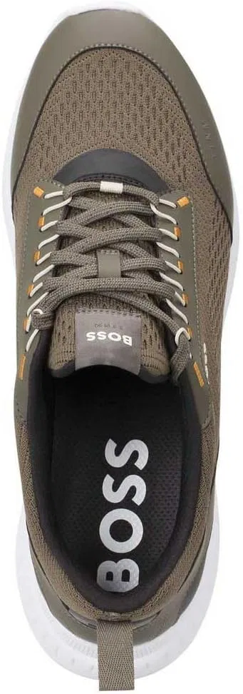 Мужские беговые кроссовки BOSS Light_Runn_KnelRunning, Dark Green308. — фото 4