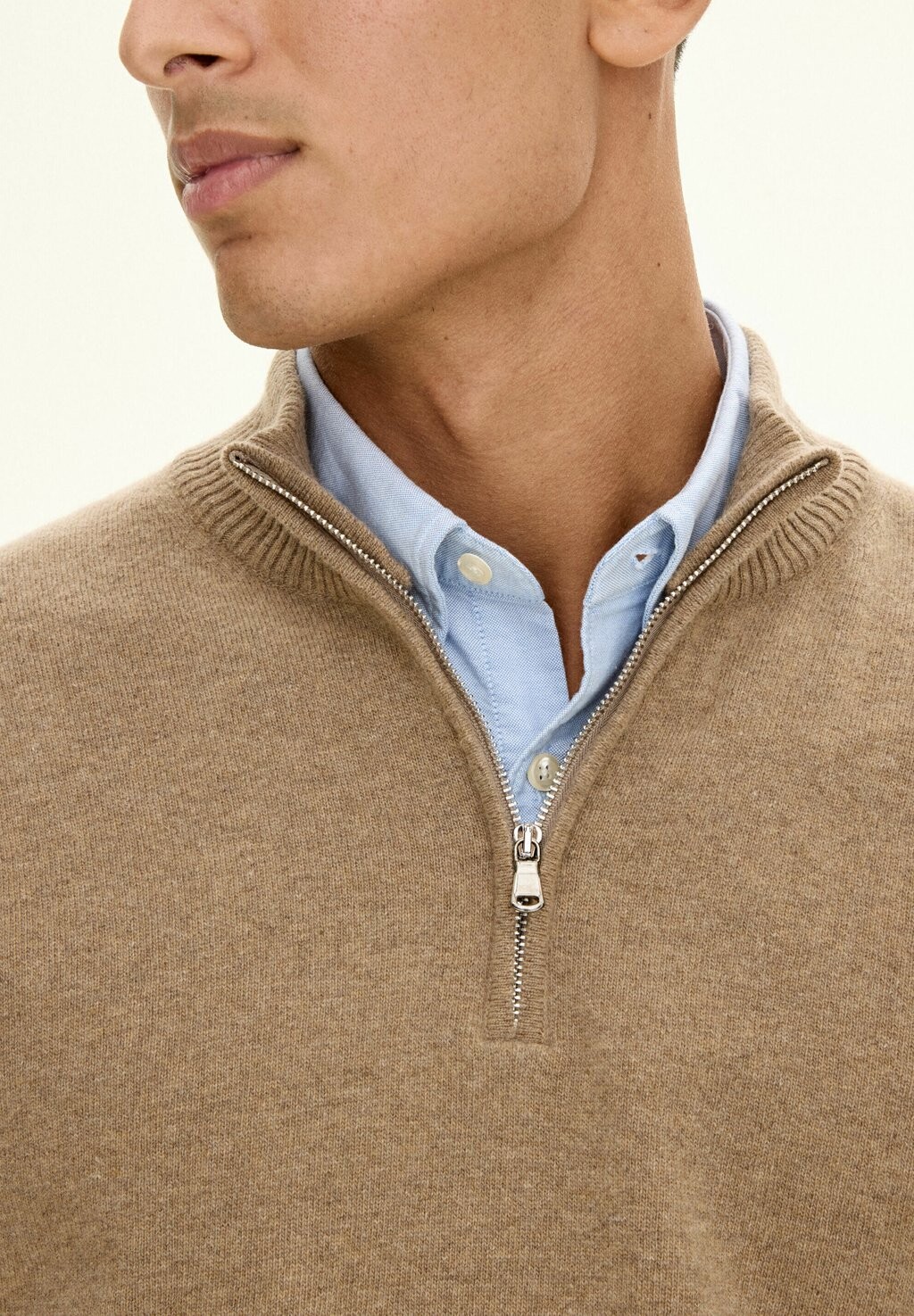 

Джемпер JACQUES HALF ZIP Oscar Jacobson, бежевый