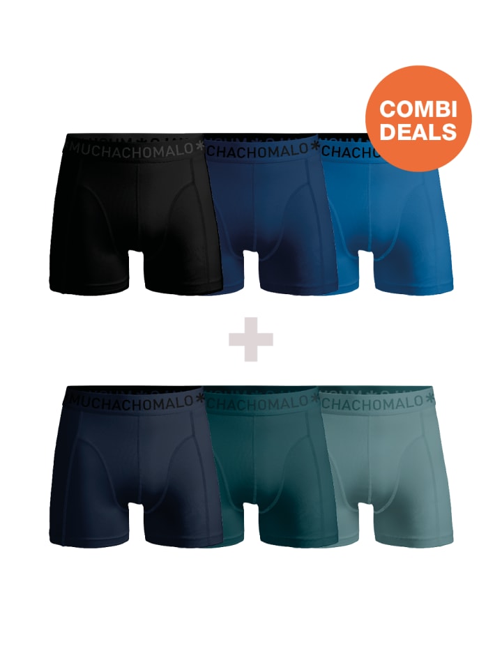 

Трусы боксеры Muchachomalo 6er-Set: Boxershort, цвет Mehrfarbig - für Herren