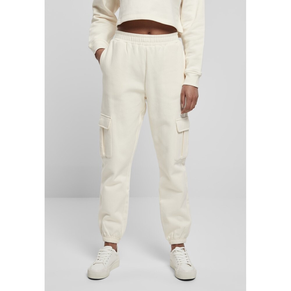 

Брюки Urban Classics High Waist Cargo, белый