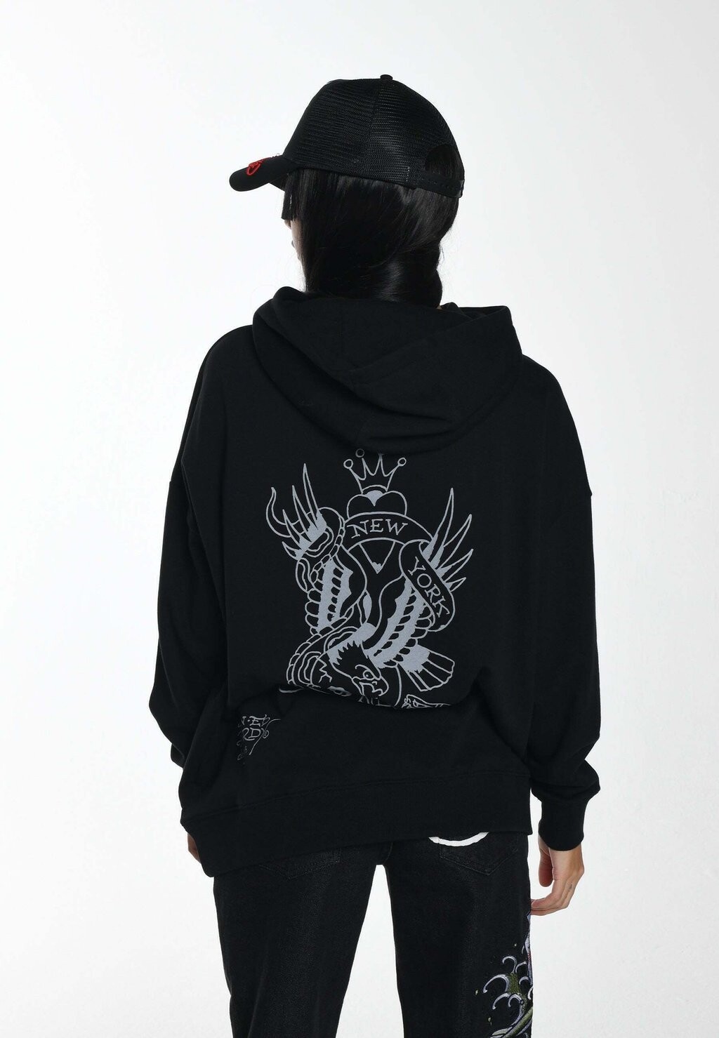 

Толстовка Nyc Mono Ed Hardy, черный