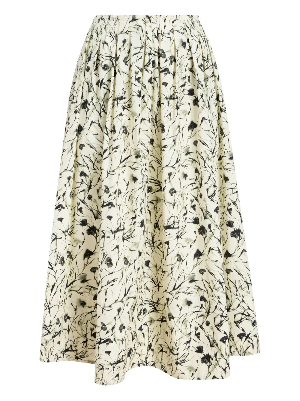 

Юбка миди с цветочным принтом Proenza Schouler White Label, желтый