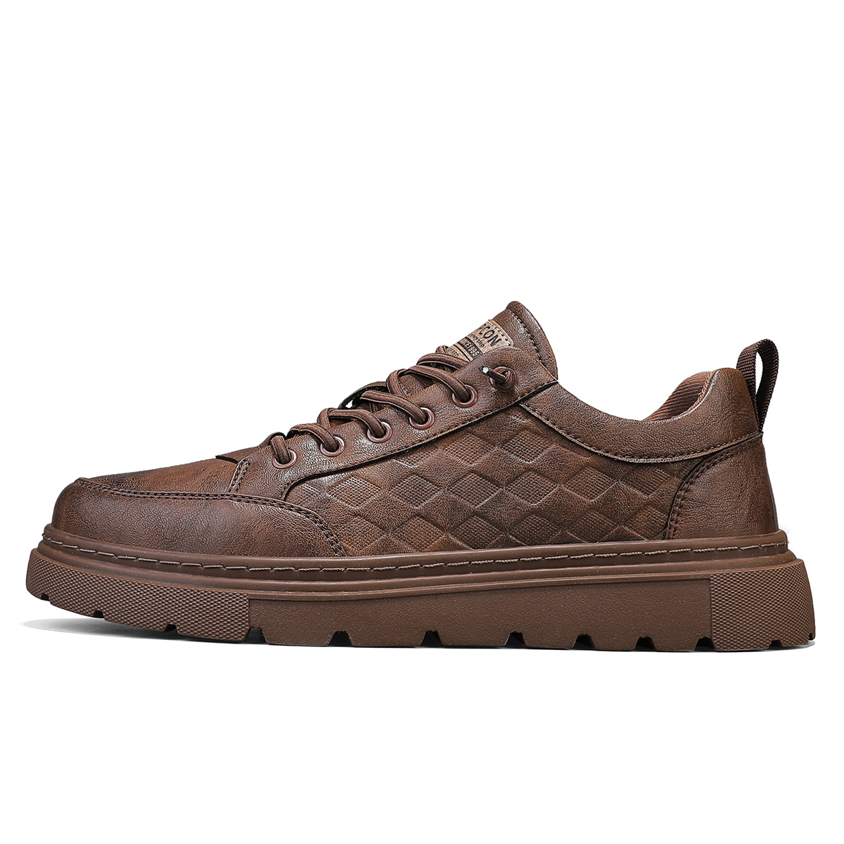 

YEARCON Низкие скейтерские кроссовки мужские каштаново-коричневые, цвет Chestnut Brown